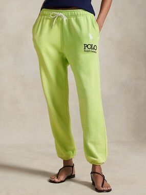 Polo by Ralph Lauren Lime Green Logo Sweatpants